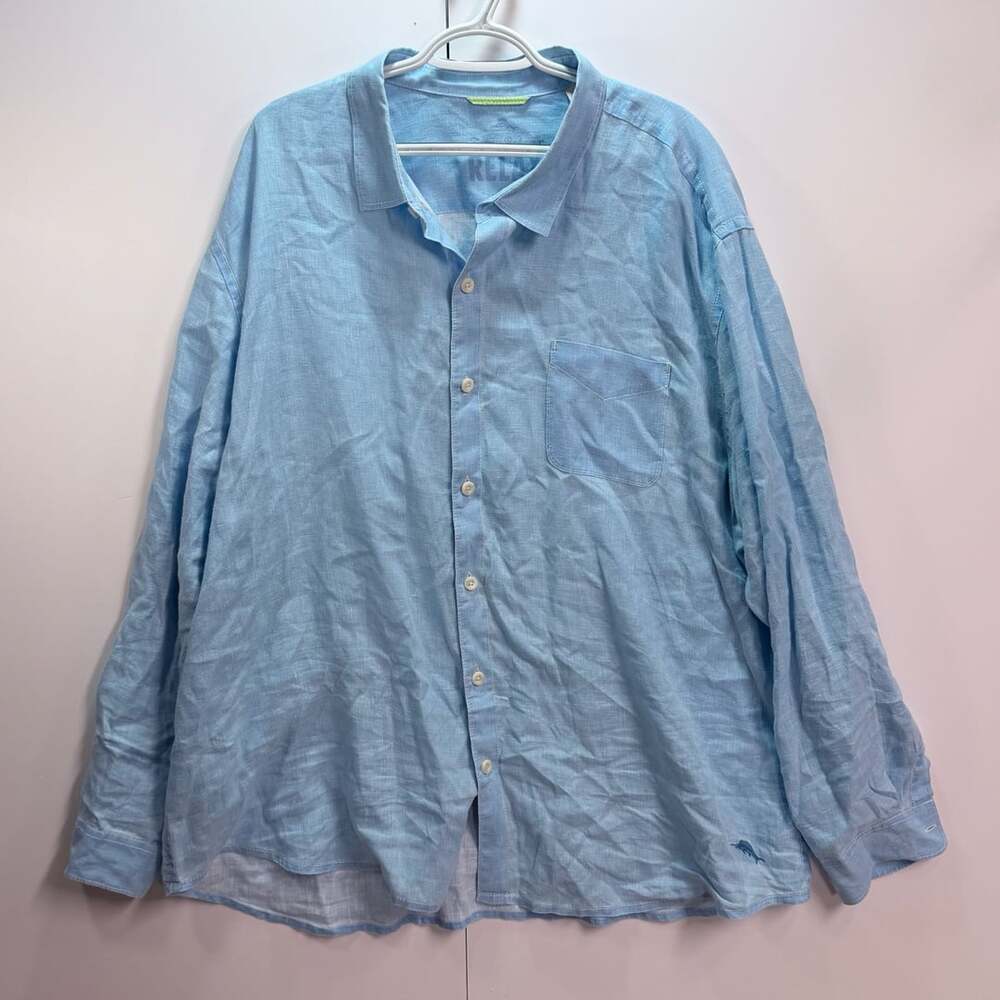Tommy Bahama Relax Men's Long-Sleeve Linen Button-Down Shirt